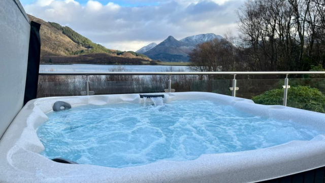 The Heronry has a luxury hot tub for guest use